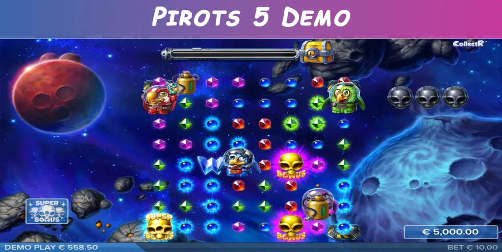 pirots 5 demo
