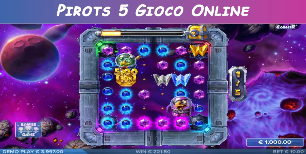 pirots 5 gioco online